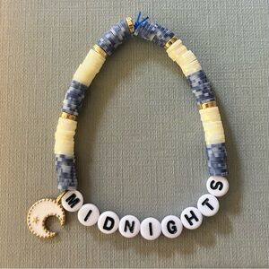 TAYLOR SWIFT Eras Tour Friendship Bracelet Midnights Album with Charm